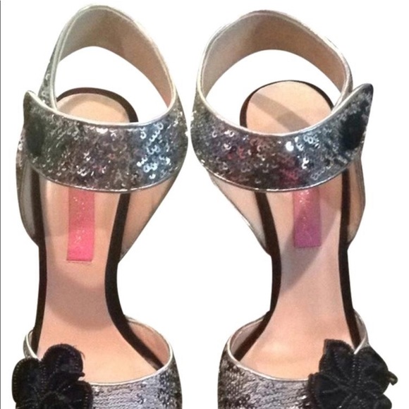 Betsey johnson sequin stilettos - Picture 2 of 6